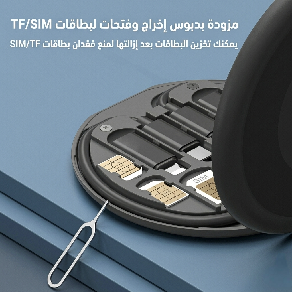 منظم كابل شاحن وحامل موبايل